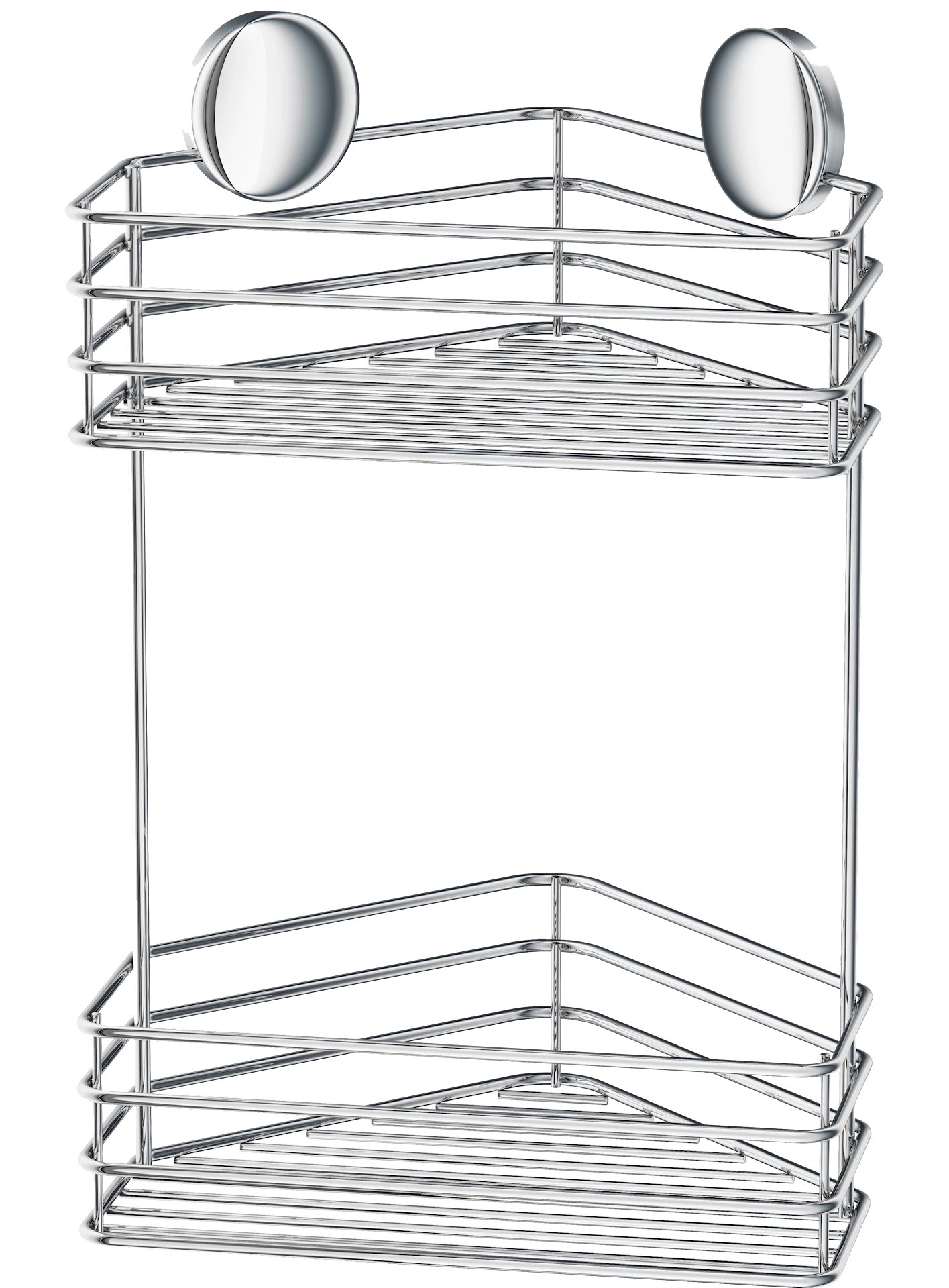 ARTB1203 - Beslagsboden dusjkurv hjørne, rustfritt stål - 