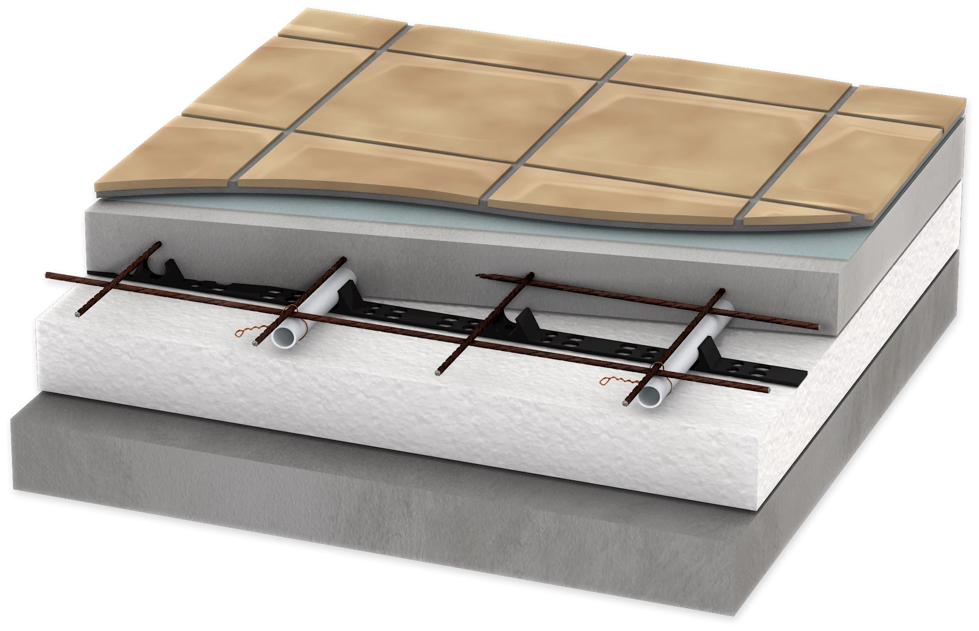 VB000083 - Standard gulvvarmesystem i betong - 